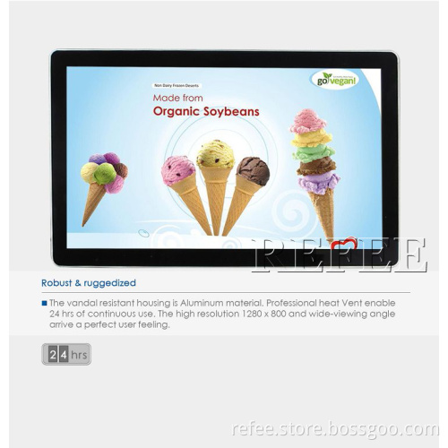 Refee 42 inch/ wall mounted/ SD slot and USB port, loop video advertising display